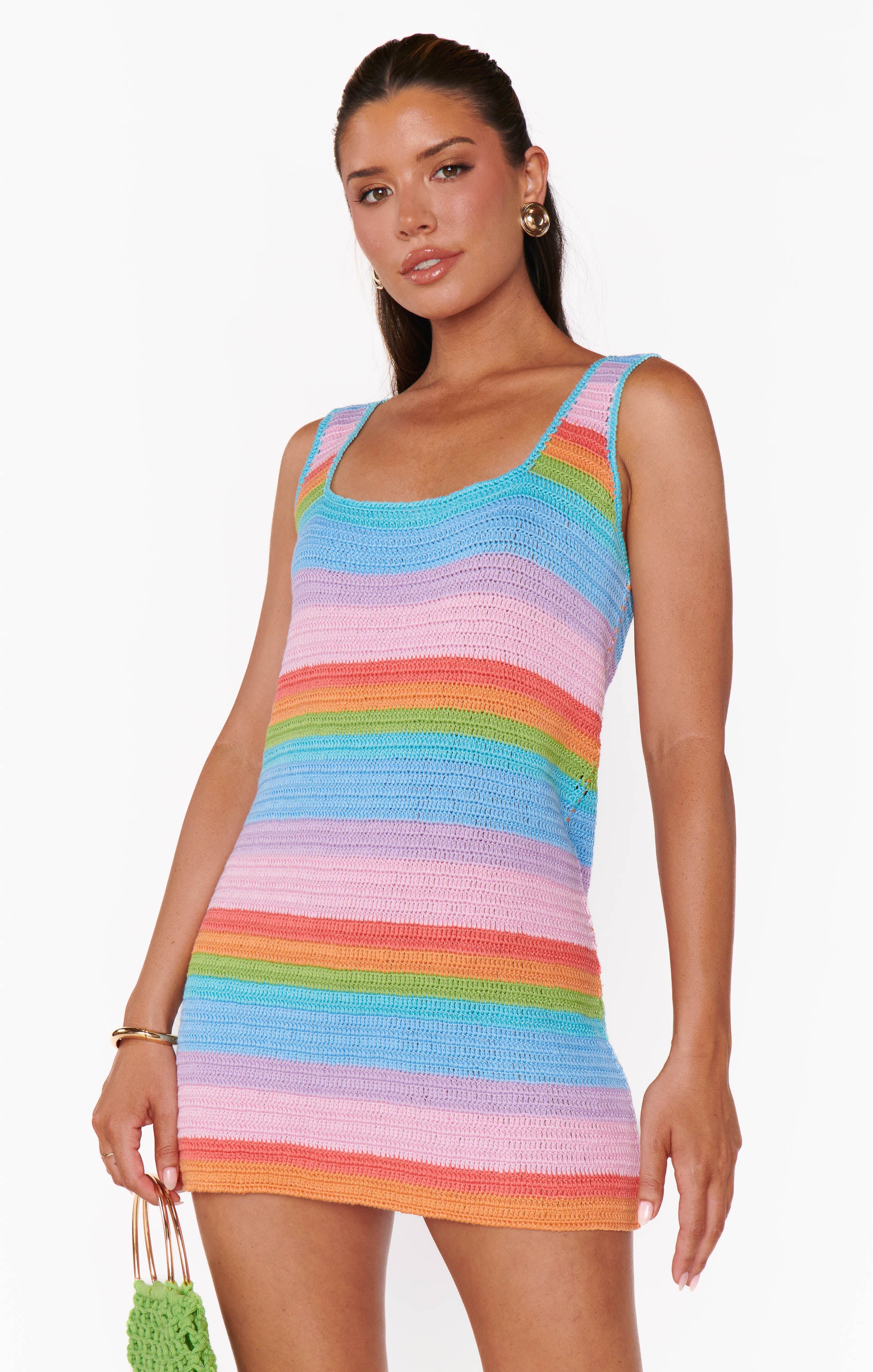 Show Me Your Mumu Day Trip Dress Solar Crochet