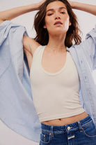 Free People Clean Slate Tank Ecru