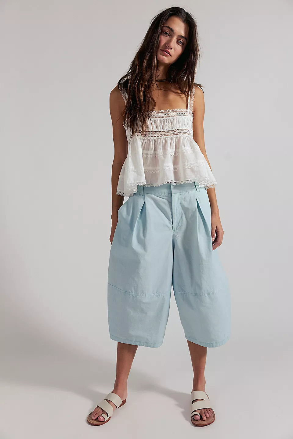 Free People Darling Dreams Cami in Clean Ivory