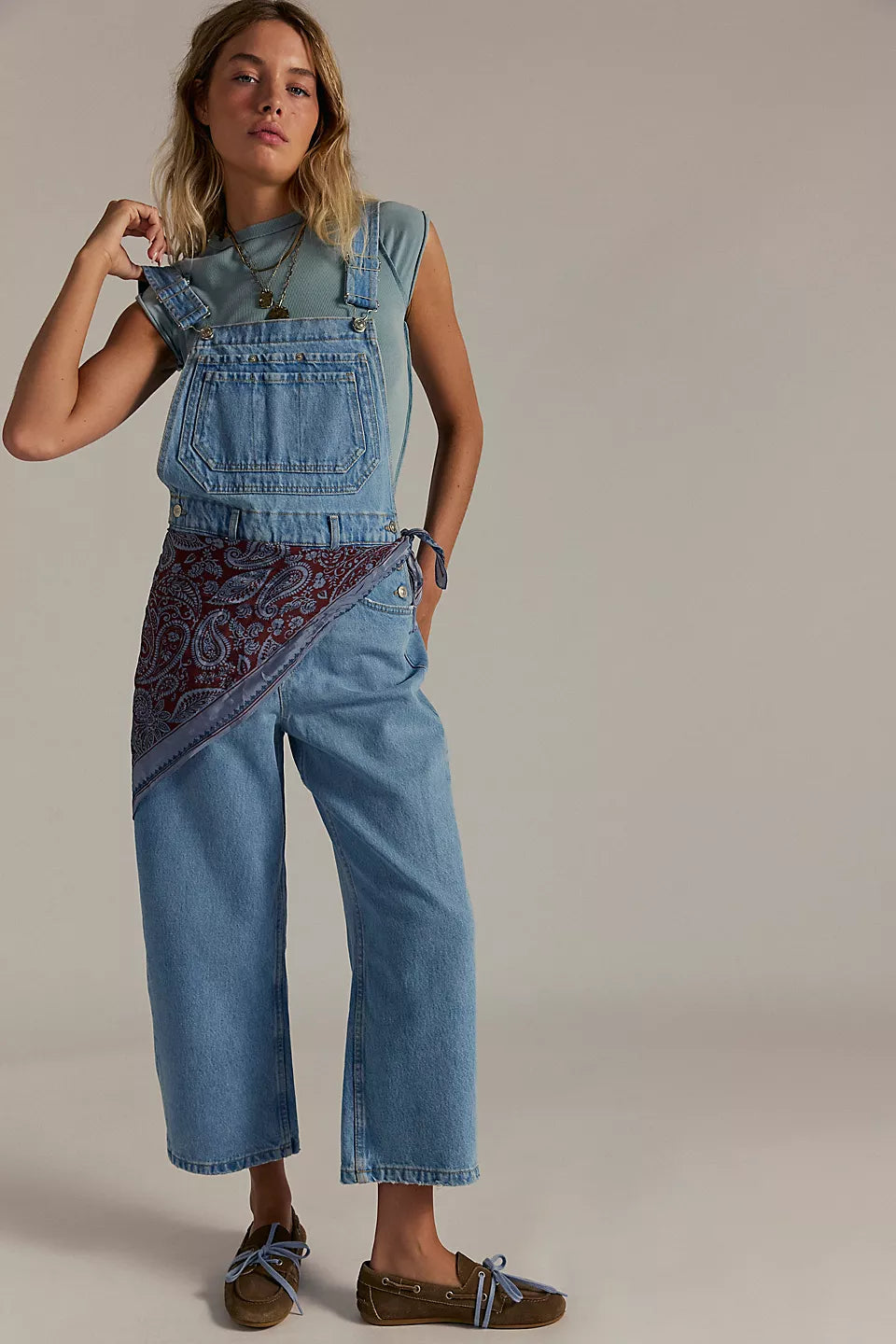 Free People Deep Trance Overall Tunnel Vision