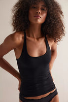 Free People Clean Lines Racerback - Black