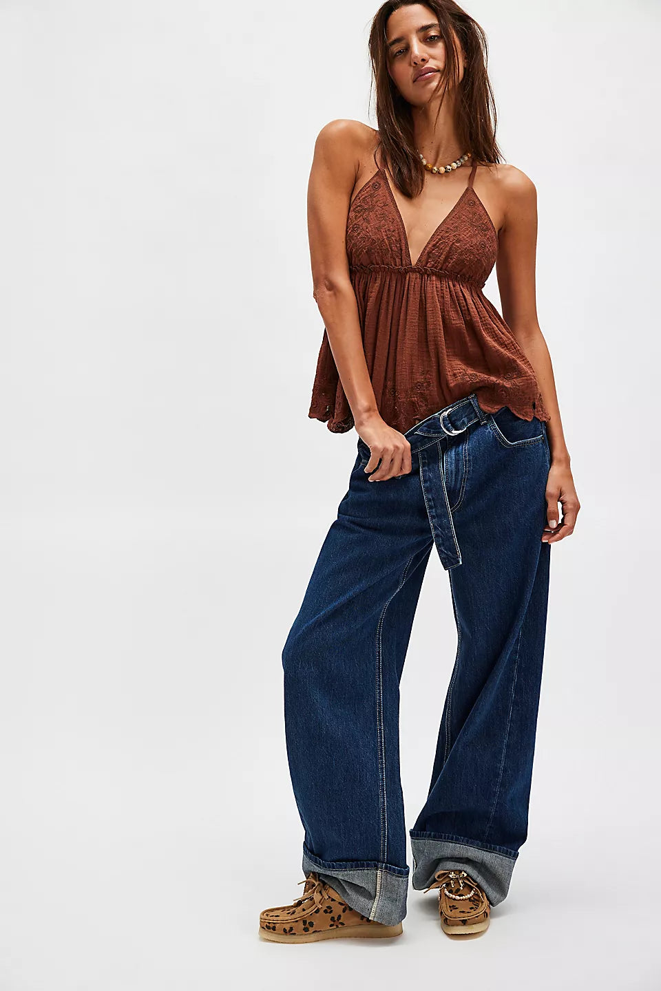 Free People East Bay Cuffed Jeans in Concord - Concord