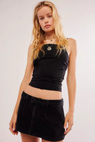 Free People Galivanting Skort - Black