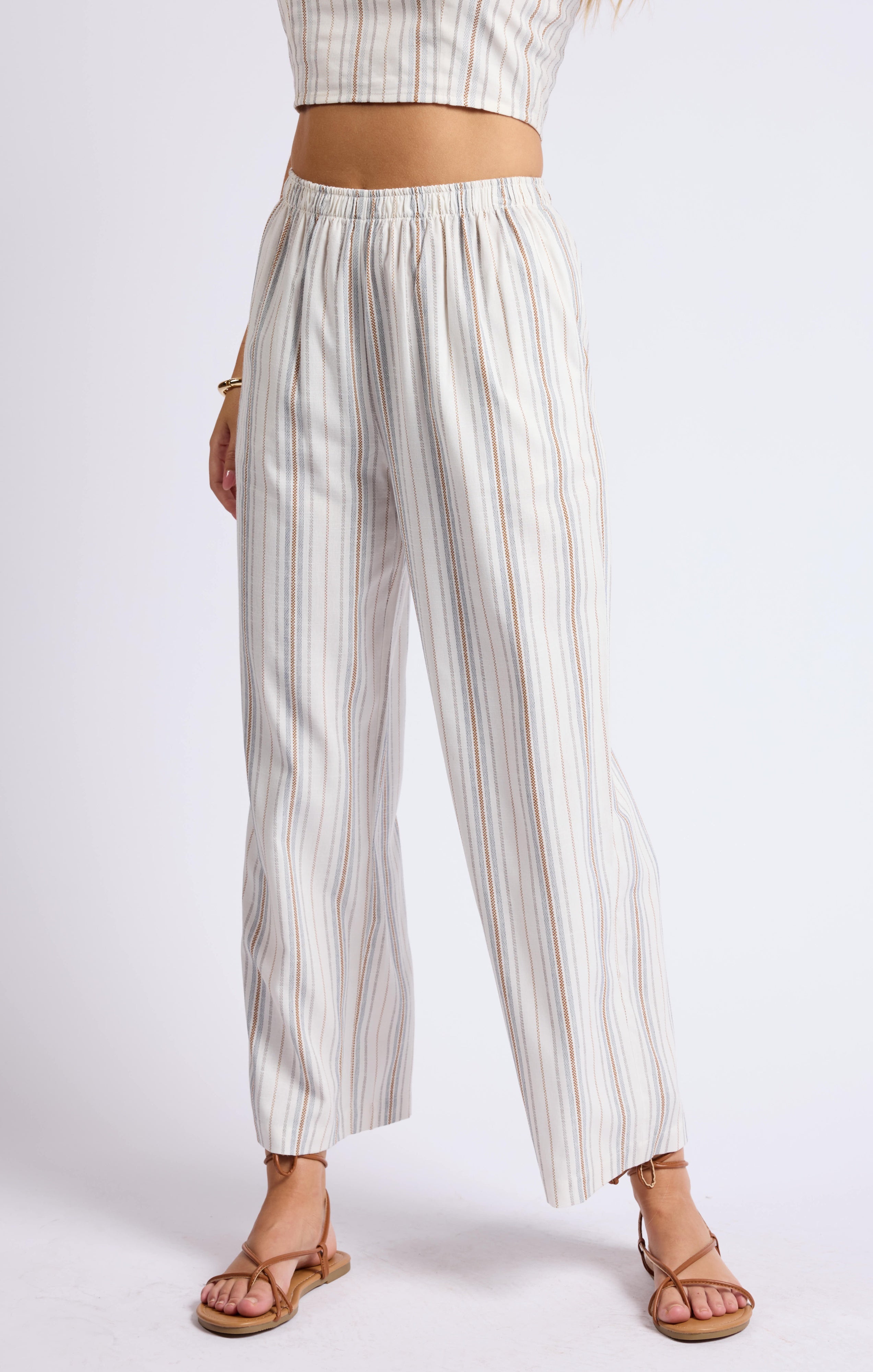 SAGE THE LABEL Nopales Striped Pullon Pant