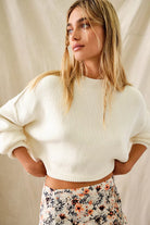 Free People Easy Street Crop Pullover