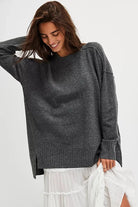 Free People Phoebe Pullover Dark heather Grey