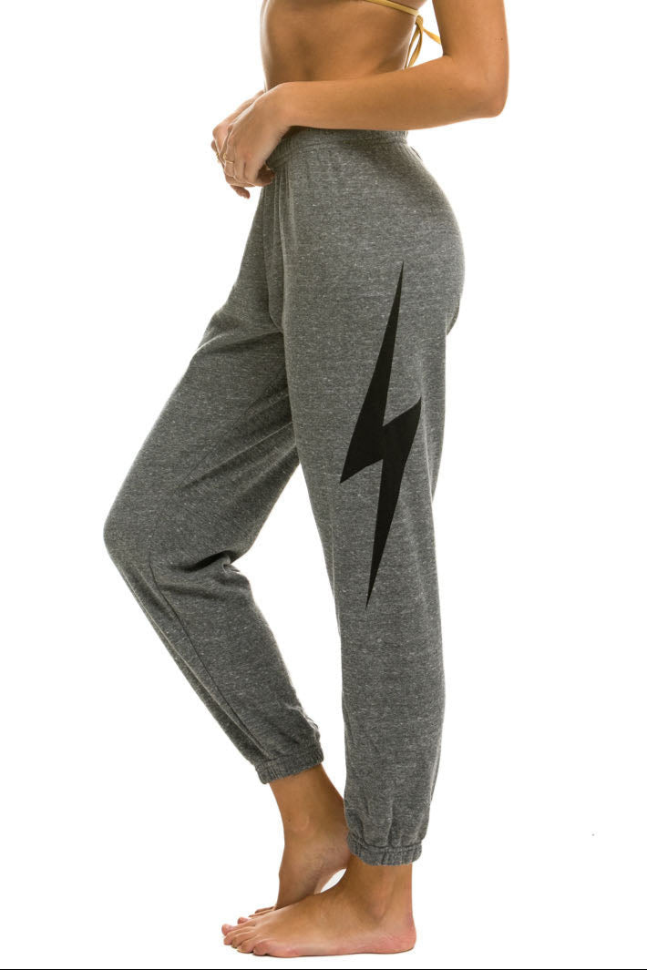 Aviator Nation Bolt Sweatpant Heather Grey