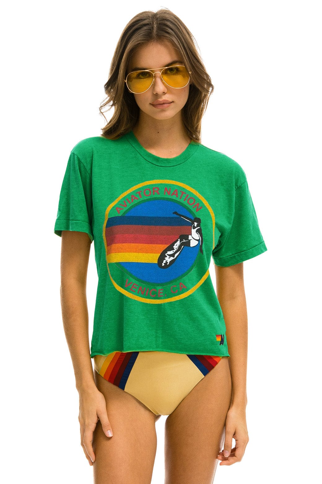 Aviator Nation - Aviator Nation Signature Boyfriend Tee